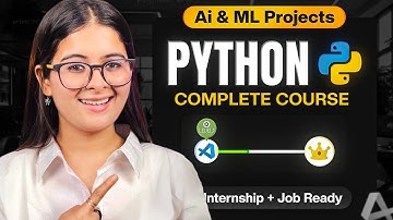 Python Full Course 2026 | Beginner to Advanced with AI & Machine Learning | Saumya Singh