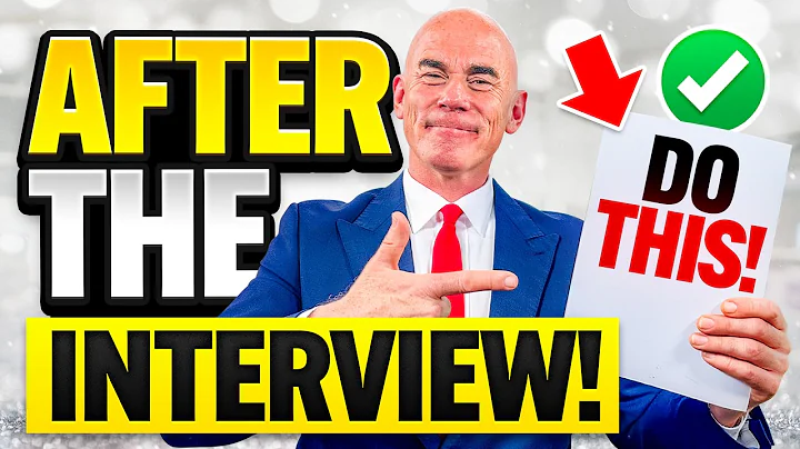 WHAT TO DO AFTER A JOB INTERVIEW! (Say THIS, Follow Up & Spot the Signs Your INTERVIEW WENT WELL!)