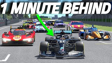 Can The FASTEST F1 Car Pass These Cars Starting 1 MINUTE BEHIND?