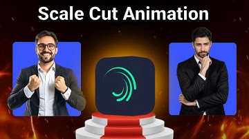 Scale Cut Animation In Alight Motion | Alight Motion 3D Video Editing Tutorial | Motion Graphics