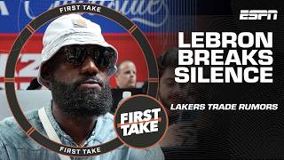 LeBron DECLINES interview to discuss Lakers future 👀 ‘I ain’t got nothin to talk about’ | First Take