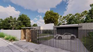 modern single level home with 4 bed/19.80mx12m/model0263