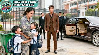 CEO’s Two Kids Hug Poor Trash-Sweeping Girl Calling 'Mom', Turns Out She’s The CEO’s Long-Lost Wife