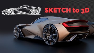 I Generated a 3D Car From Just a Single Sketch!