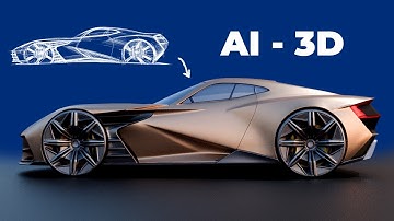 I Generated a 3D Car From Just a Single Sketch!