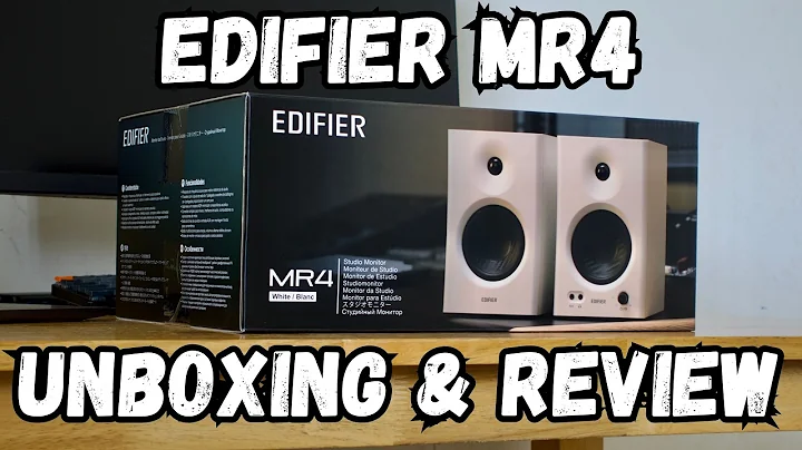 Edifier MR4 Studio Monitor Unboxing & Review (White)