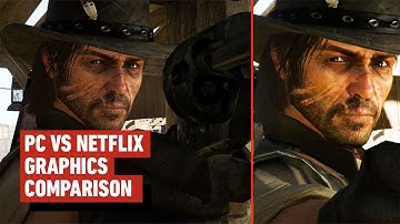 Red Dead Redemption - Netflix iOS vs PC Graphics Comparison