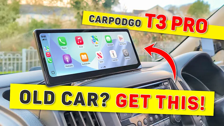 CarpodGo T3 Pro Review: The Best Portable Wireless CarPlay & Android Auto Car Screen?