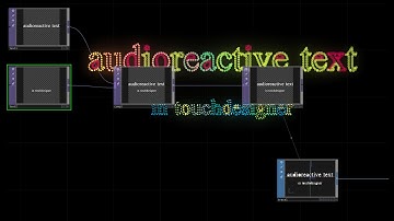 AudioReactive Text with Tracing and Instancing - TouchDesigner Tutorial