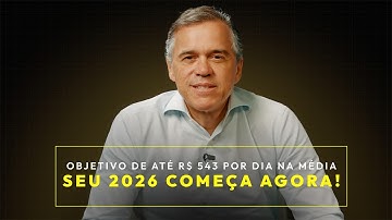 200 Licenças. Objetivo de até R$ 543 por Dia na Média. Seu 2026 Começa Agora.