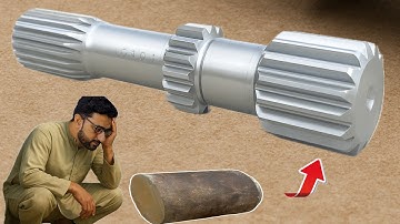 A Great Transformation Will Blow Your Mind it How Mechanic Made Priceless Gear Shaft With Iron Piece