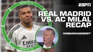 'They're an EMBARRASSMENT' 😳 - Craig Burley GOES OFF on Real Madrid after loss to AC Milan | ESPN FC