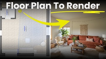 Floor Plan to Render in 9.8 seconds! (AI Workflow)