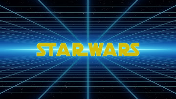 Star wars Neon Intro | Made in Blender 3D