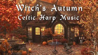 Witch's Autumn 🍂- Celtic Harp Music - Enchanting Witchcraft Music - 🌙 Magical, Fantasy, Witchy Music