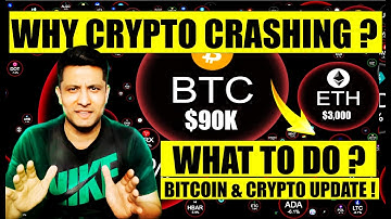 ⚠️ BITCOIN UNDER $90K !! WHY BITCOIN & CRYPTO MARKET CRASHING & WHAT TO DO ?