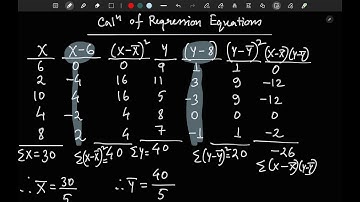 অসমীয়াত বৰ্ণনা  - Find the two Regression Equations | Business Statistics