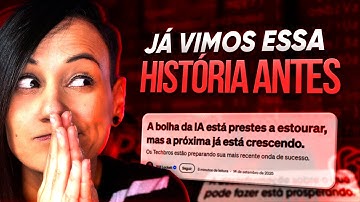 Todo mundo falando de IA... mas ninguém tá vendo a próxima bolha chegando