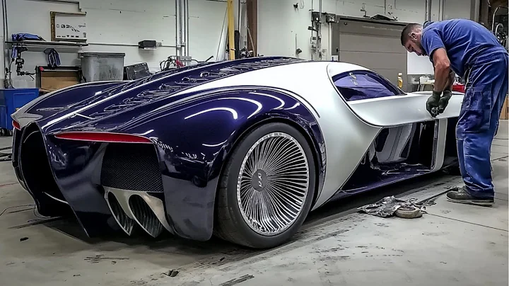 Men Build Custom BUGATTI Using 3 Old Cars | Start to Finish by @DashingAxe