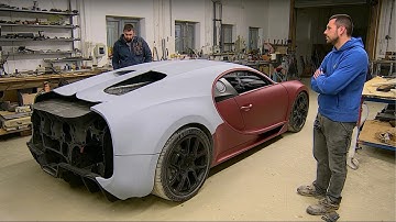 Men Build Custom BUGATTI Using 3 Old Cars | Start to Finish by @DashingAxe