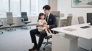 Cute baby hugs CEO,calls him dad,he looked at his miniature self,realized he had become a father!