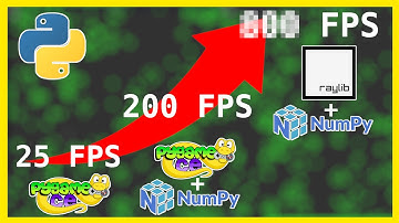 Het spel van het leven tot het uiterste brengen! Raylib, Pygame en Numpy in Python