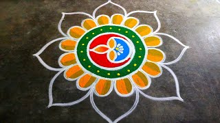 Diwali big rangoli designs|Deepavali special kolam| diwali beautiful rangoli|Super Amazingrangoli