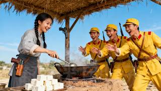 日軍追趕貌美姑娘，誰料她使出失傳絕技，瞬殺日軍一個營！#抗战 #抗日 #movie #中国电视剧 #kungfu #action