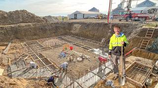 Restoring A $7,000 Mansion: OUR BIGGEST CONCRETE POUR IS DONE!