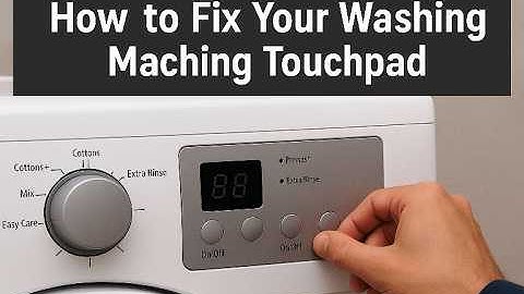 How to Repair Washing Machine Touch Panel | DIY Troubleshooting (Subtitles)