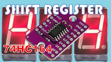 74HC164 vs 74HC595: Arduino Shift Register Comparison & Tutorial