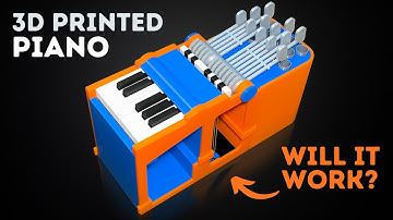 I Built a 3D Printable Mini Piano