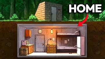 I Lived in a SECRET Bunker Base in Project Zomboid