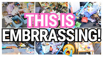 *NEW* 🎅🧼 HUGE CHRISTMAS TOY DECLUTTER AND ORGANIZE//MESSY HOUSE CLEAN WITH ME//CLEANING MOTIVATION