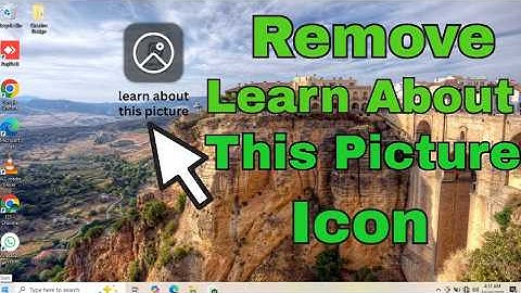 How to Remove "Learn About This Picture" Icon in Windows 10/11 | Kasy remove karen