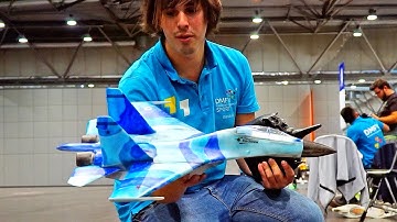 SELFBUILD SUCHOI SU-30MK RC INDOOR JET WITH VECTOR THRUST CONTROL