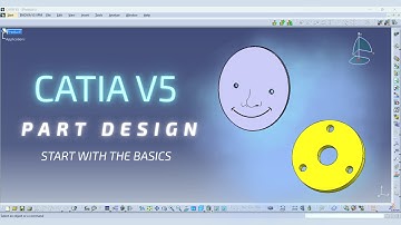 CATIA English Tutorial For Beginners Part Design – Washer & Clapet
