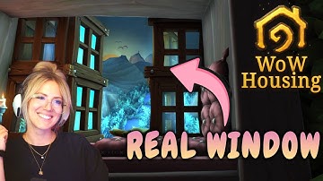Create Real Windows & Mountain View In WoW Housing!
