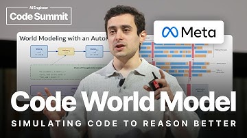 Code World Model: Building World Models for Computation – Jacob Kahn, FAIR Meta
