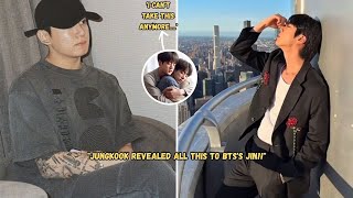 10 Minutes Ago! Finally… Jungkook Expressed His Sadness to BTS's Jin Because of This! What Happened?
