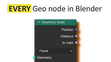 300+ Geometry nodes in 30 mins