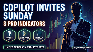 Copilot Invites Sunday: 3 NinjaTrader Indicators (Limited-Time Discount + Trial)