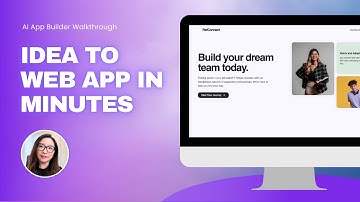 From Idea to Full Web App in Minutes | The Ultimate AI App Builder Walkthrough