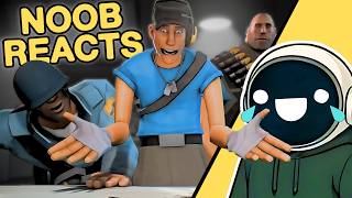 Brand New PC Gamer Reacts to Team Fortress 2 (Meet The Team/Expiration Date)