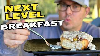 Breakfast Rolls Like You've Never Seen Before - with Homemade Sausage Gravy