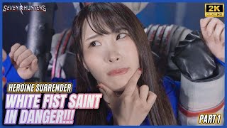 [Super Sentai highlight] Heroine Surrender P1:White Sentai in Danger#powerrangers #supersentaiseries