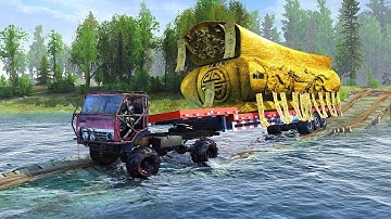 The Hidden Danger Giant Truck Hauling Logging Nearly Collapses Bridge