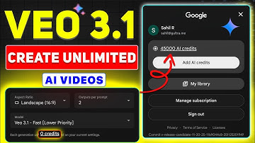 VEO 3.1 Create Unlimited Videos Free 1080P Full HD Quality | Google Ai Ultra Plan Flow 45k Credits