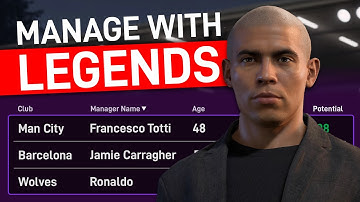 Je kunt nu FUT Legends gebruiken als managers in de carrièremodus!