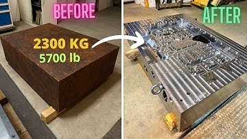 Three-Axis CNC Milling Working Process Roughing Stage